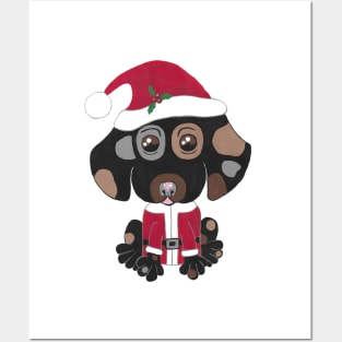 All I Want Merry Christmas Is A Puppy Posters and Art